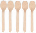 BIODEGRADABLE DISPOSABLE BIRCHWOOD WOODEN SPOONS 100/PK