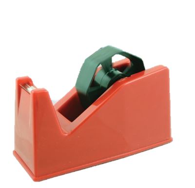 ASSORTED COLOURS DESKTOP TAPE DISPENSER