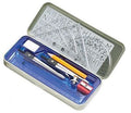 10PCS MATHS GEOMETRY COMPASS SET TIN CASE