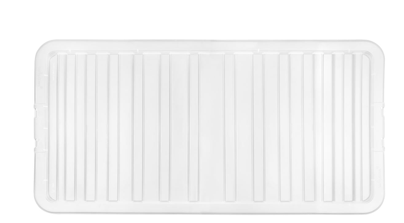 WHAM CRYSTAL 110LTR STORAGE BOX & LID CLEAR