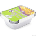 PPS FOIL OVEN DISHES & LIDS SMALL 150 X 120 X 46MM 8/PK