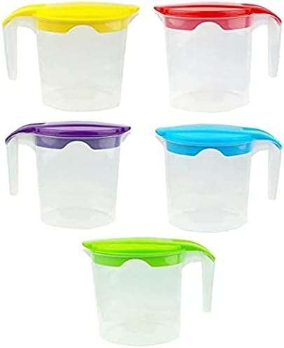HOBBY LIFE MINI CLEAR JUG 1 LTR WITH ASSORTED COLOR