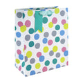 EUROWRAP BABY SPOTS LARGE GIFT BAG APX 27 X 33 X 14 CM