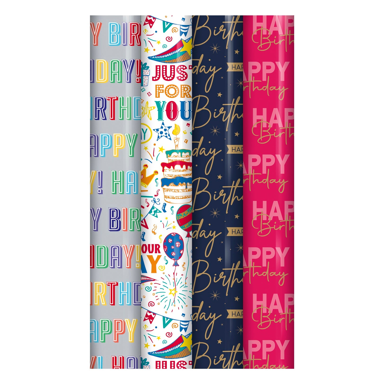 EUROWRAP HAPPY BIRTHDAY GIFT WRAP 3 MTR X 70CM