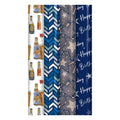 EUROWRAP MALE GIFT WRAP 3 MTR X 70CM