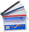 TIGER SMALL CLEAR FLAT PENCIL CASE