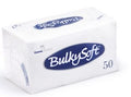 BULKY SOFT 2PLY 8 FOLD NAPKINS 33CM X 33CM 50/PK - WHITE