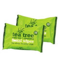 TWIN PACK TEA TREE TWIN PACK FACE WIPES 25 PCS