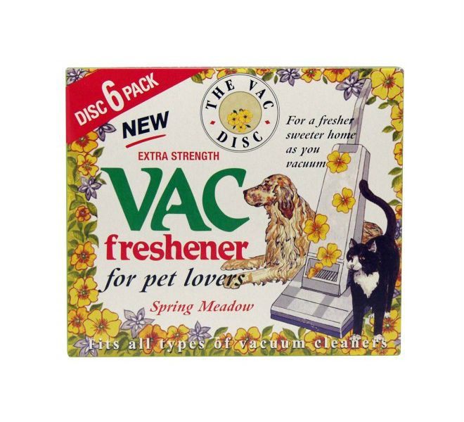 EXTRA STRENGTH SPRING PET VAC FRESHNER 6 DISC