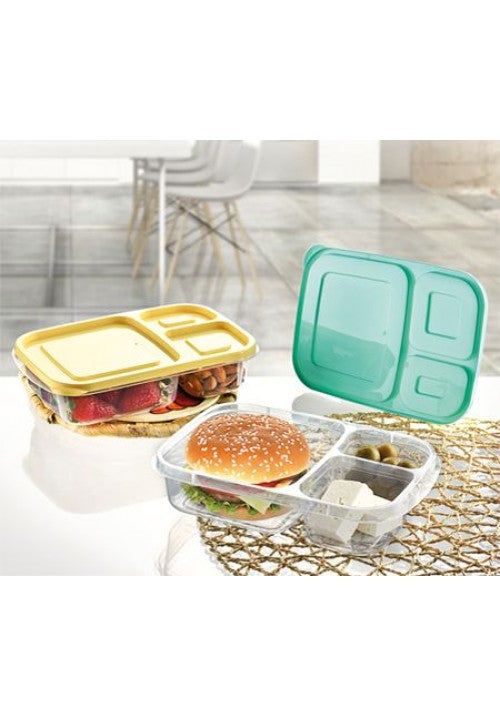 HOBBYLIFE SMART 3 DIVISION FOOD SAVER CONTAINER 1.15 LITRE