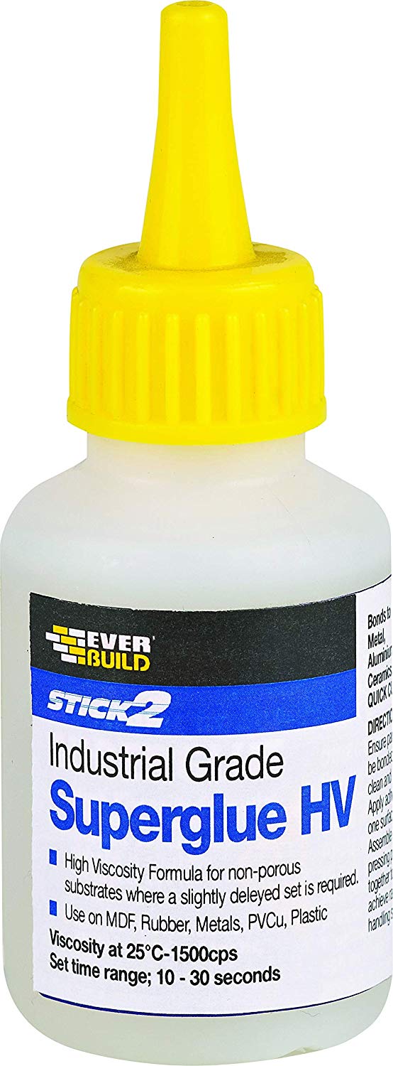 EVERBUILD STICK2 INDUSTRIAL SUPERGLUE HV 50G