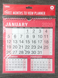 YEAR 2027 3 MONTH TO VIEW COMMERCIAL PLANNER