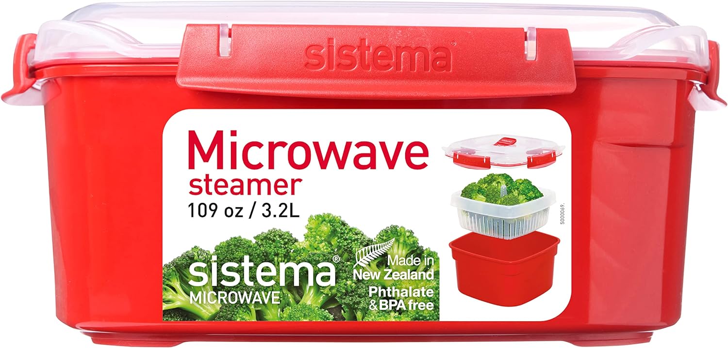 SISTEMA MICROWAVE STEAMER WITH BASKET - LARGE 3.2 LITRE