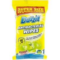 DUZZIT ANTI BACTERIAL JUMBO WIPES 50/PK