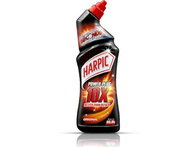 HARPIC POWERPLUS 10 X MAX ORIGINAL KILLS GERMS 750ML