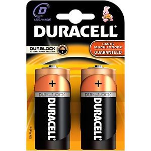 DURACELL PLUS BATTERY D MN1300 LR20 AM1 - 2 PACK