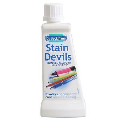 DR BECKMANN PRE WASH STAIN DEVILS BALL POINT INK FELT TIP