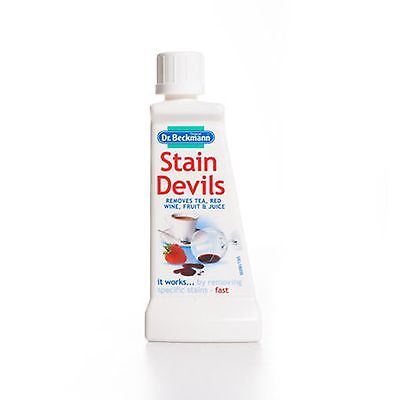 DR BECKMANN'S STAIN DEVILS REMOVER TEA RED WINE COFFEE SWEAT URINE FRUIT JUICE