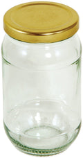 TALA PRESERVE JAR 16OZ 454G GOLD SCREW LID