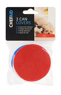 3 CHEF AID CAN COVERS 7.5CM