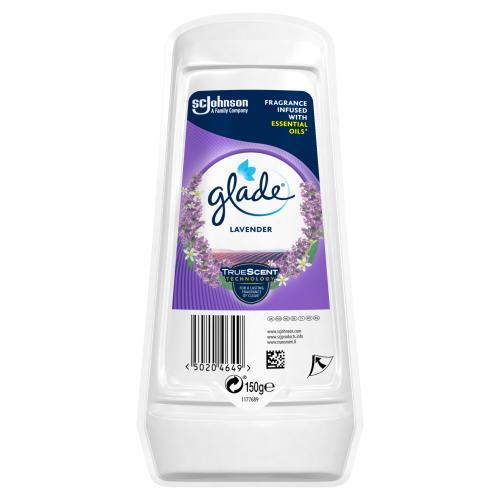 GLADE SOLID GEL LAVENDER 150G