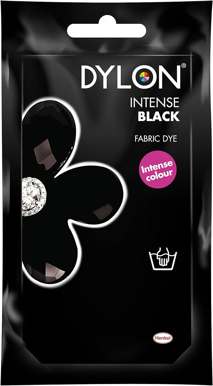 DYLON FABRIC HAND DYE 50G - VELVET / INTENS BLACK NO. 12