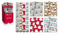 GIFTMAKER CHRISTMAS SANTA & FRIENDS CUTE GIFT WRAP ROLL 69CM X 4M