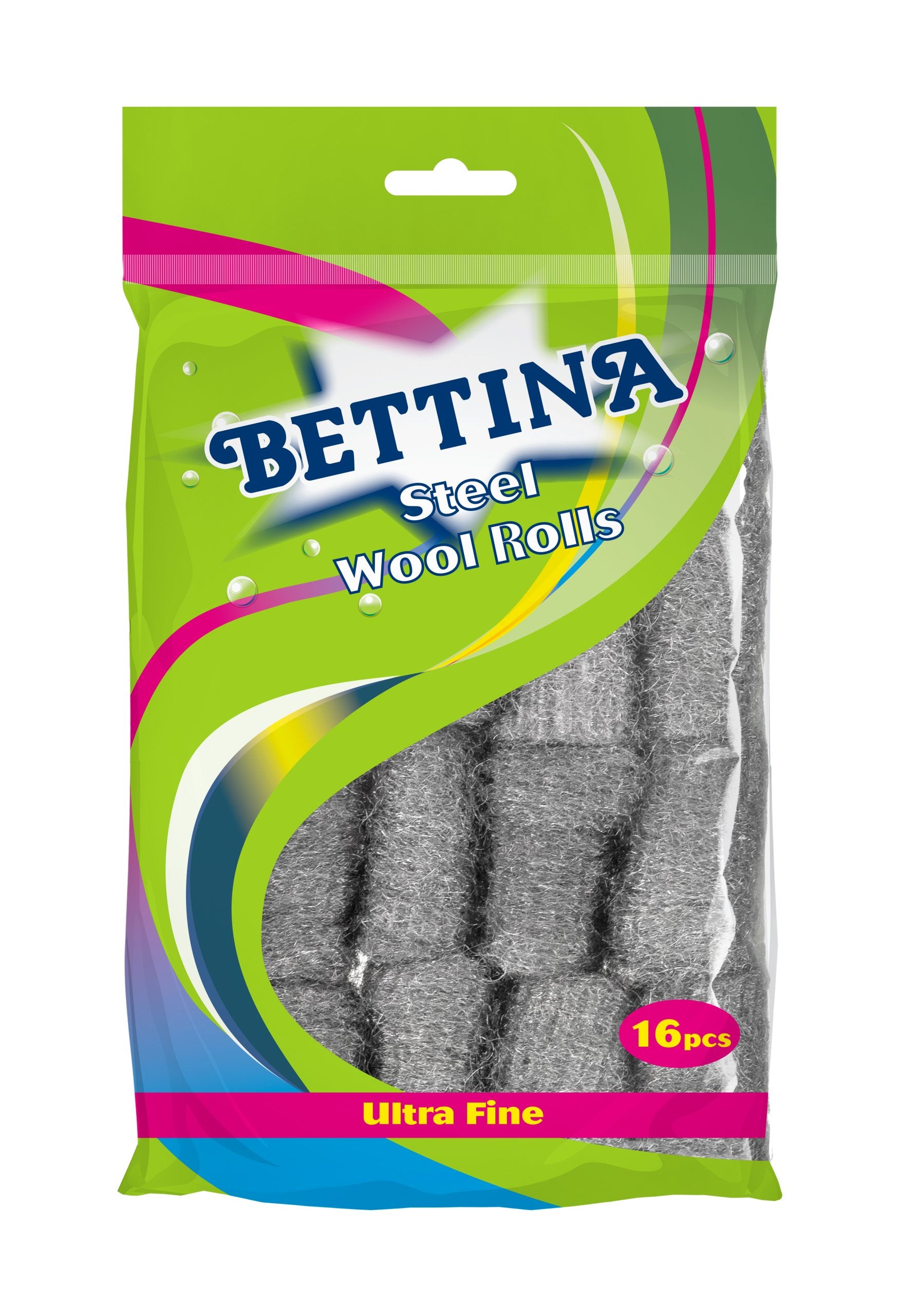 16 BETTINA STEEL WOOL ROLLS