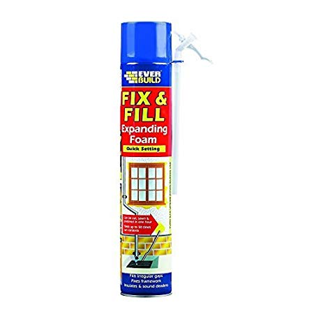 EVERBUILD FIX & FILL EXPANDING FOAM FILLER 750ML