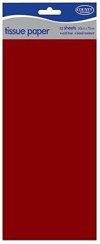 COUNTY 10 PACK RED TISSUE PAPER