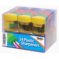 TIGER DRUM TWO HOLE SHARPENER ASSORTED COLOUR