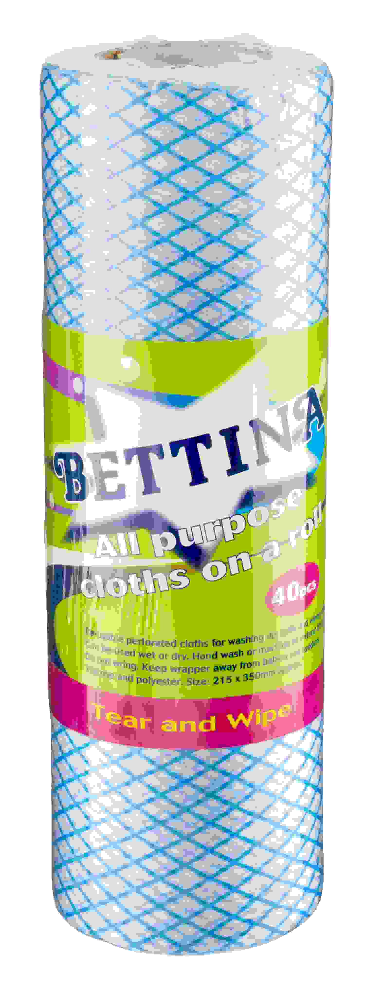 BETTINA ALL PURPOSE CLOTHS ON A ROLL