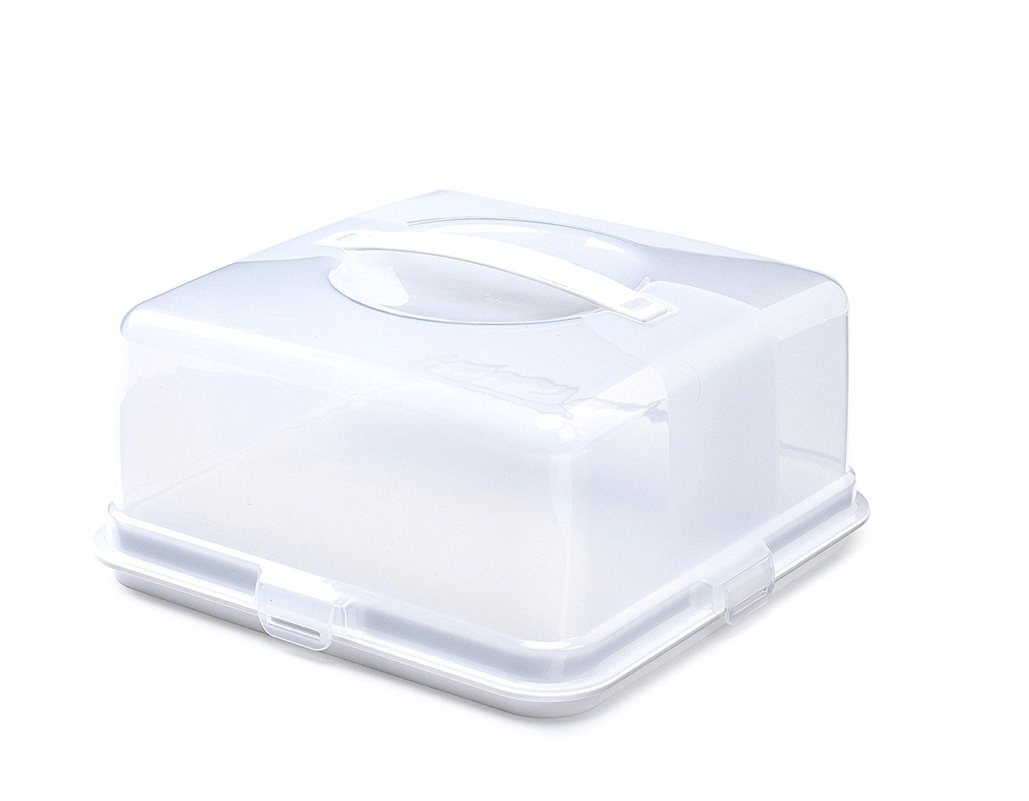 WHITEFURZE SQUARE CAKE BOX WHITE