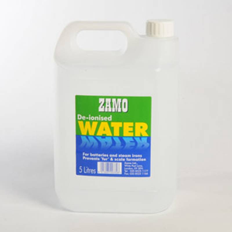 ZAMO 5 LITRE DE-IONISED WATER