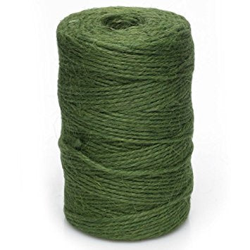 JUTE GREEN GARDEN TWINE LARGE 60M