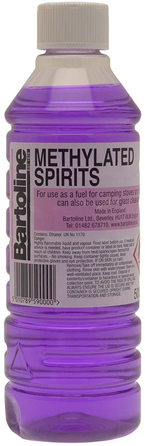 BARTOLINE BOTTLE METHYLATED SPIRIT 500ML