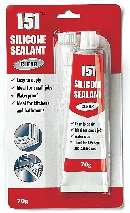 151 CLEAR SILICON SEALANT TUBE 70G