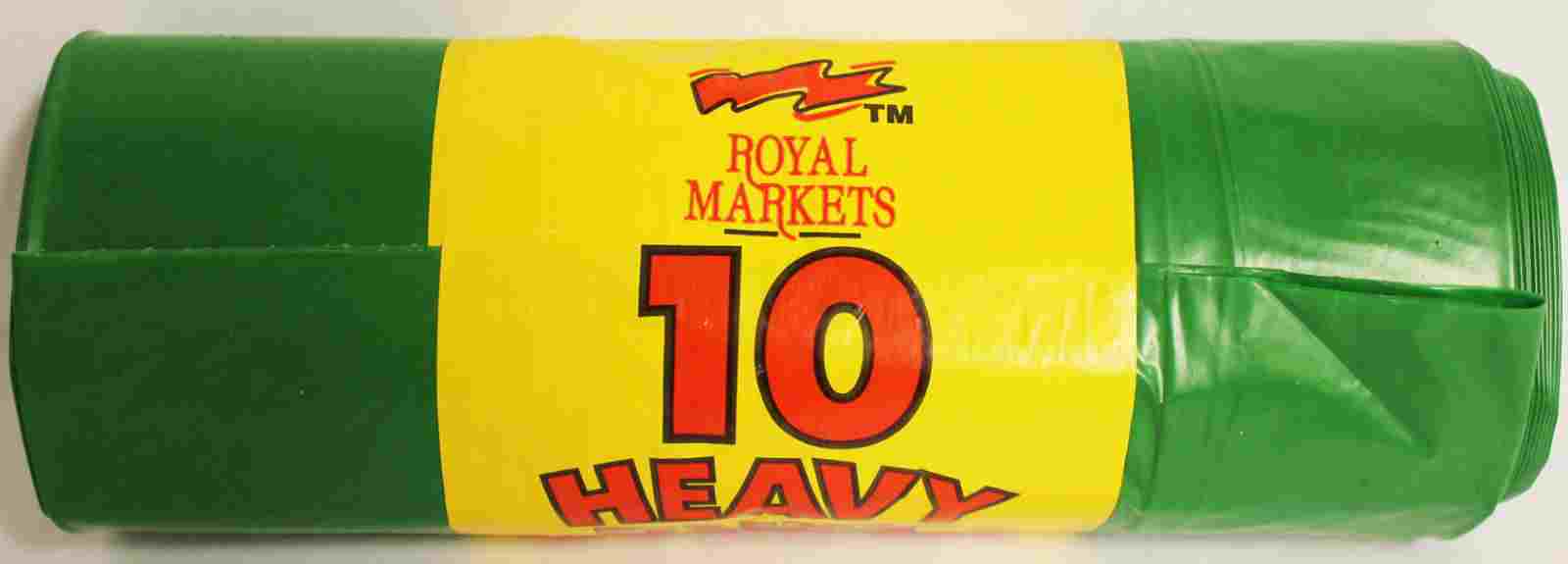 ROYAL MARKET GREEN GARDEN SACKS ROLL10