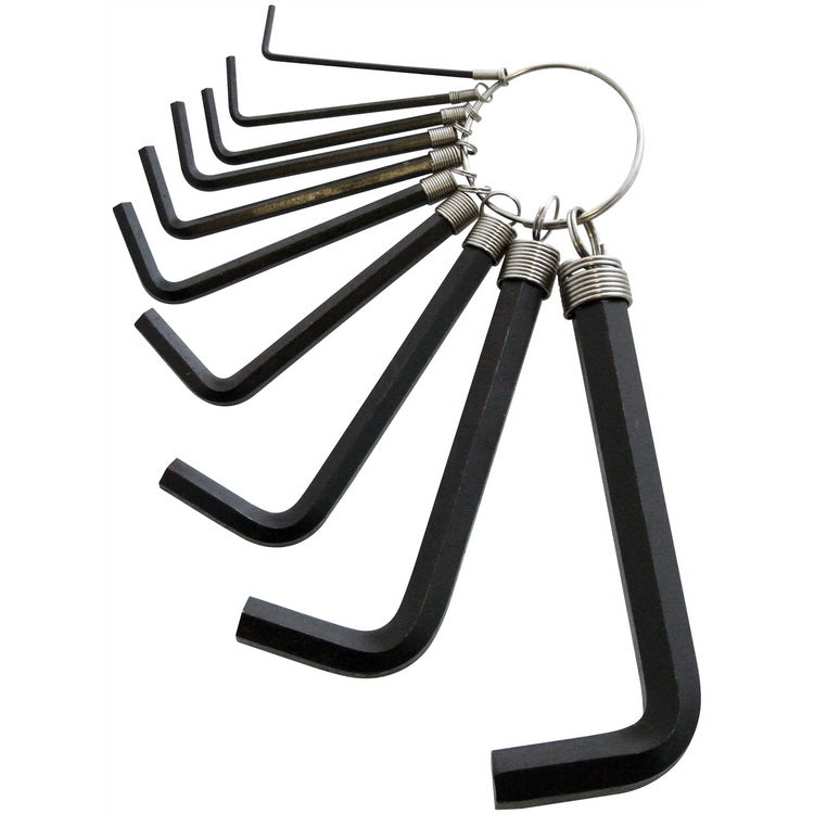 AMTECH HEX KEY SET WITH KEYRING 10/PK