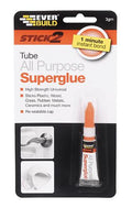 EVERBUILD STICK 2 ALL PURPOSE SUPERGLUE TUBE 3GM