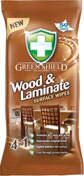 GREENSHIELD ANTI BACTERIAL WOOD & LAMINATE CLEANING WIPES 70/PK