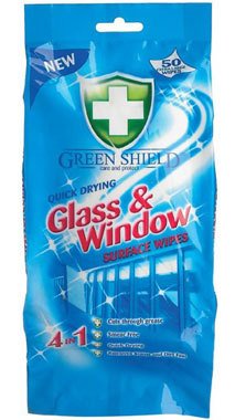 GREENSHIELD GLASS & WINDOWS WIPES 70/PK