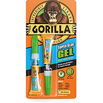 GORILLA SUPERGLUE 2 X 3GM SUPER GLUE GEL
