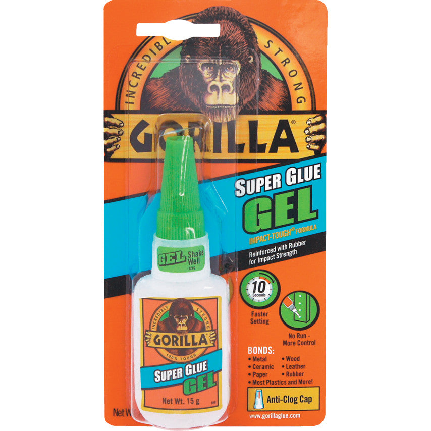GORILLA SUPERGLUE 15GM SUPER GLUE GEL