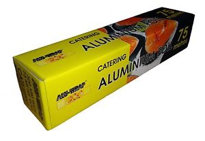 ALU WRAP JUMBO SUPER STRONG CATERING KITCHEN FOIL 450MM X 75M