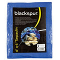 BLACKSPUR 6 FOOT (1.8M) X 4 FOOT (1.2M) TARPAULIN - BLUE