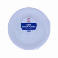 ROYAL MARKET WHITE PAPER PLATES 9 INCH PACK OF 100'S