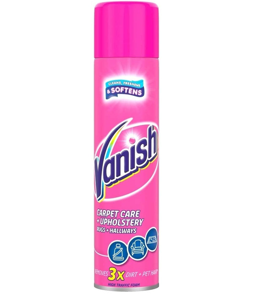 VANISH CARPET & UPHOLSTERY FOAM CLEANER 600ML