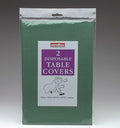 CAROLINE DARK GREEN SQUARE PAPER TABLE COVERS 90CM X 90CM 2 PK