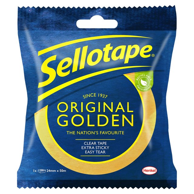 SELLOTAPE ORIGINAL GOLDEN TAPE 24MM X 50M